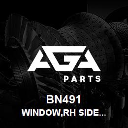 BN491 Tigercat WINDOW,RH SIDE VERTICAL SLIDE | AGA Parts