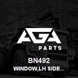 BN492 Tigercat WINDOW,LH SIDE VERTICAL SLIDE | AGA Parts