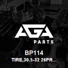BP114 Tigercat TIRE,30.5-32 26PR CRC SS TUBELESS (FS) | AGA Parts