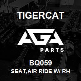 BQ059 Tigercat SEAT,AIR RIDE W/ RH JOYSTICK CARRIER | AGA Parts