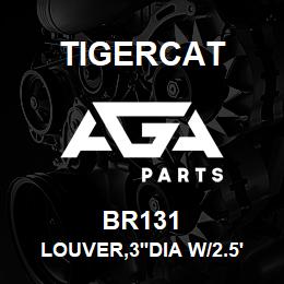 BR131 Tigercat LOUVER,3''DIA W/2.5'' HOSE ADAPTER | AGA Parts