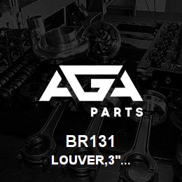 BR131 Tigercat LOUVER,3''DIA W/2.5'' HOSE ADAPTER | AGA Parts