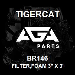 BR146 Tigercat FILTER,FOAM 3'' X 3'' X 1/2'' | AGA Parts