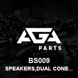 BS009 Tigercat SPEAKERS,DUAL CONE 5'' 50W | AGA Parts