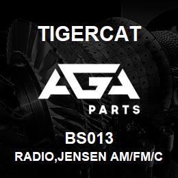 BS013 Tigercat RADIO,JENSEN AM/FM/CD/WB/RBDS | AGA Parts