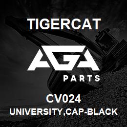 CV024 Tigercat UNIVERSITY,CAP-BLACK TWILL TIGERCAT | AGA Parts
