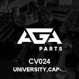 CV024 Tigercat UNIVERSITY,CAP-BLACK TWILL TIGERCAT | AGA Parts