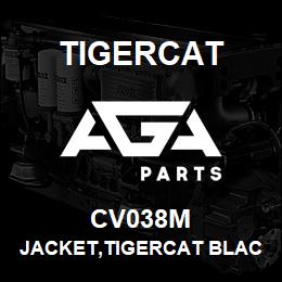 CV038M Tigercat JACKET,TIGERCAT BLACK USA,LARGE | AGA Parts