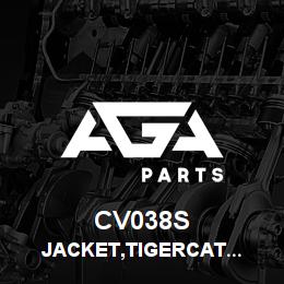 CV038S Tigercat JACKET,TIGERCAT BLACK USA,MEDIUM | AGA Parts