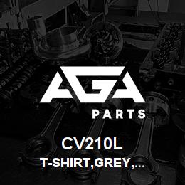 CV210L Tigercat T-SHIRT,GREY,TIGERCAT,XX LARGE | AGA Parts