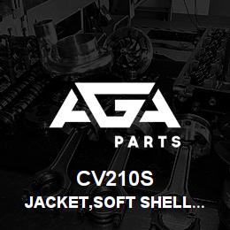 CV210S Tigercat JACKET,SOFT SHELL WATERPROOF,BLACK,MED. | AGA Parts