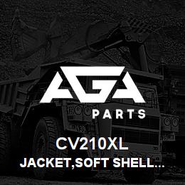 CV210XL Tigercat JACKET,SOFT SHELL WATERPROOF,BLACK,SMALL | AGA Parts