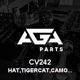 CV242 Tigercat HAT,TIGERCAT,CAMO MESH BACK | AGA Parts