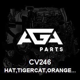 CV246 Tigercat HAT,TIGERCAT,ORANGE TWILL W/PEAK COLOUR | AGA Parts