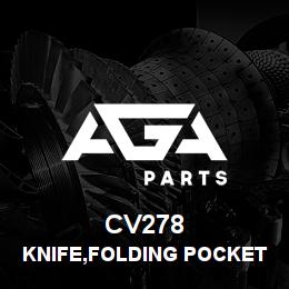 CV278 Tigercat KNIFE,FOLDING POCKET | AGA Parts
