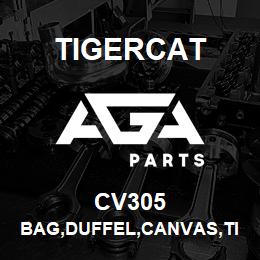 CV305 Tigercat BAG,DUFFEL,CANVAS,TIGERCAT | AGA Parts