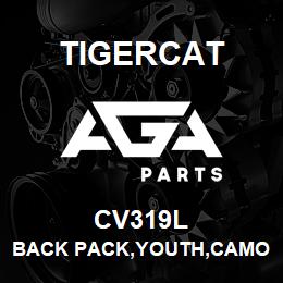 CV319L Tigercat BACK PACK,YOUTH,CAMO | AGA Parts