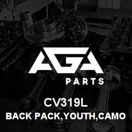 CV319L Tigercat BACK PACK,YOUTH,CAMO | AGA Parts