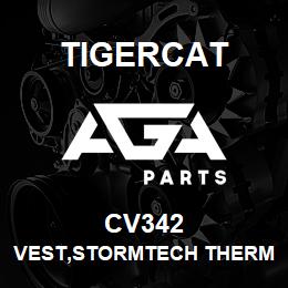 CV342 Tigercat VEST,STORMTECH THERMAL,BLACK,MEN'S,XL | AGA Parts