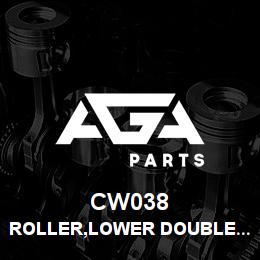 CW038 Tigercat ROLLER,LOWER DOUBLE FLANGED BERCO | AGA Parts