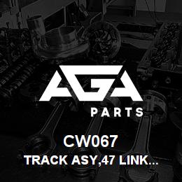 CW067 Tigercat TRACK ASY,47 LINK FH400 24'' DOUBLES | AGA Parts