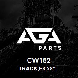 CW152 Tigercat TRACK,F8,28''SINGLE,50LINK | AGA Parts