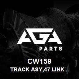 CW159 Tigercat TRACK ASY,47 LINK D6 36'' TRIPLES RH TRI | AGA Parts