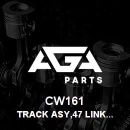 CW161 Tigercat TRACK ASY,47 LINK D6 36'' TRIPLES LH TRI | AGA Parts
