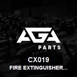 CX019 Tigercat FIRE EXTINGUISHER 10LB ABC W/BRACKET | AGA Parts