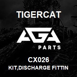 CX026 Tigercat KIT,DISCHARGE FITTING AMEREX | AGA Parts