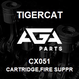 CX051 Tigercat CARTRIDGE,FIRE SUPPRESSION,NITROGEN | AGA Parts