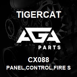 CX088 Tigercat PANEL,CONTROL,FIRE SUPPRESSION,W/O LABEL | AGA Parts