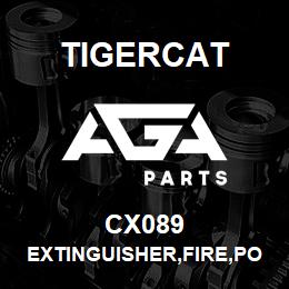 CX089 Tigercat EXTINGUISHER,FIRE,PORTABLE,10LB 4A80BC | AGA Parts