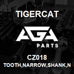 CZ018 Tigercat TOOTH,NARROW,SHANK,NON-CARBIDE,QUADCO | AGA Parts