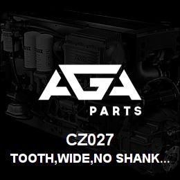 CZ027 Tigercat TOOTH,WIDE,NO SHANK,NON-CARBIDE,QUADCO | AGA Parts