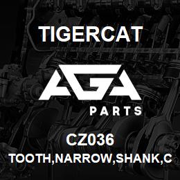 CZ036 Tigercat TOOTH,NARROW,SHANK,CARBIDE,QUADCO | AGA Parts