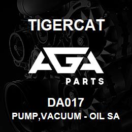 DA017 Tigercat PUMP,VACUUM - OIL SAMPLE | AGA Parts