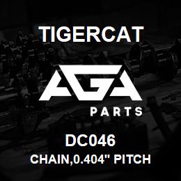 DC046 Tigercat CHAIN,0.404'' PITCH 67 LINK | AGA Parts