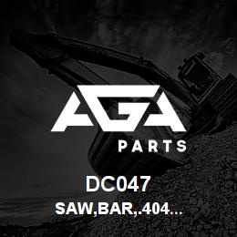 DC047 Tigercat SAW,BAR,.404'' PITCH JET FIT 90CM LG | AGA Parts