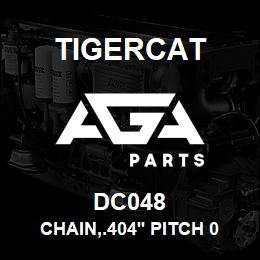 DC048 Tigercat CHAIN,.404'' PITCH 0.080''GA. 102 LINK | AGA Parts