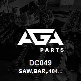 DC049 Tigercat SAW,BAR,.404'' PITCH JET FIT 82CM LG | AGA Parts