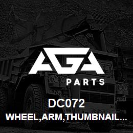 DC072 Tigercat WHEEL,ARM,THUMBNAIL,24MM | AGA Parts