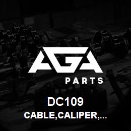 DC109 Tigercat CABLE,CALIPER,HAGLOF-DASA 1135 | AGA Parts