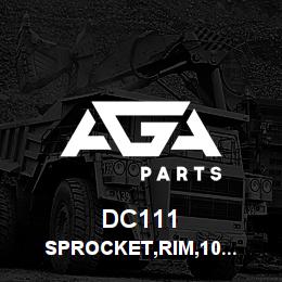 DC111 Tigercat SPROCKET,RIM,10 TOOTH,3/4''PITCH | AGA Parts
