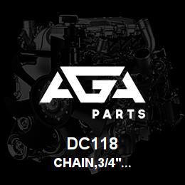 DC118 Tigercat CHAIN,3/4''PITCH,11H,68 LINKS | AGA Parts