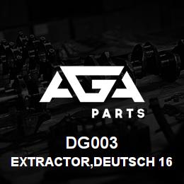 DG003 Tigercat EXTRACTOR,DEUTSCH 16 | AGA Parts
