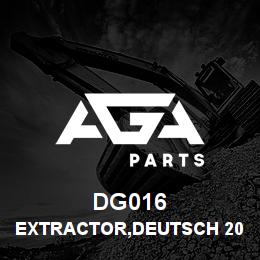 DG016 Tigercat EXTRACTOR,DEUTSCH 20 | AGA Parts