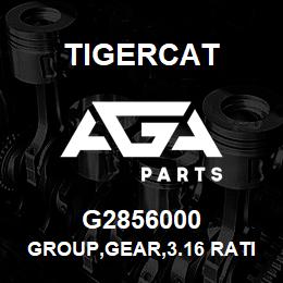 G2856000 Tigercat GROUP,GEAR,3.16 RATIO SPUR - GROUND | AGA Parts