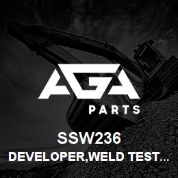 SSW236 Tigercat DEVELOPER,WELD TEST DYE PENETRANT D101-A | AGA Parts