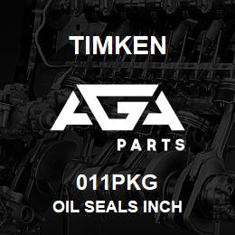 011PKG Timken OIL SEALS INCH | AGA Parts